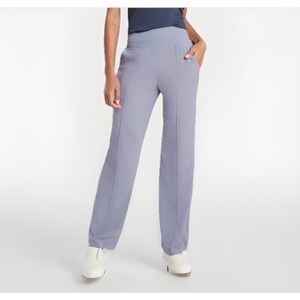 Athleta Nolita Wide Leg Pants Size 6 Tall Tempest Violet Lightweight High Rise